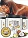 Coconut Oil Hair Mask, 8.8 fl. oz. Restorative Hair Mask, Deep Conditioner for Damaged & Dry Hair, Heals & Restructures Hair Shaft & Growth, Nourishes Scalp, Removes Residue Buildup .Sulfate Free