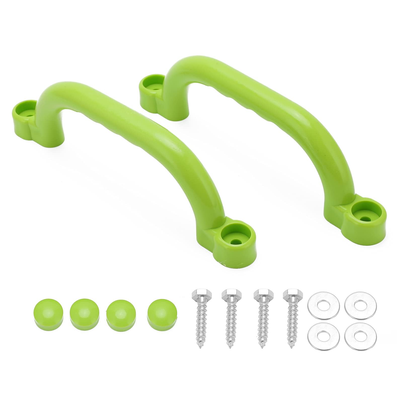 SPYMINNPOO Kids Nonslip Handles,Children Playground Safety Plastic Hand Grip Bar for Playhouse Hardware,Jungle Gym,Swing Set Kids Climbing Frame Swing Accessories Sportinggoods Amusement Facilities