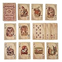 ASVP Shop Alice In Wonderland Playing Cards - Full Set is Ideal for Themed Parties, Props, Theme, and Games