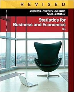 Statistics For Business And Economics Amazon De David R