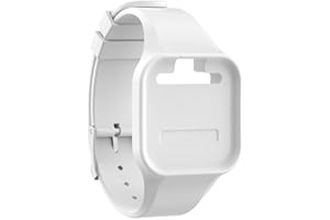 GOLF BUDDY GolfBuddy Voice 2 Wristband White – Replacement Silicone Strap Compatible with Voice 2 SE & Aim V10 Golf GPS Devices