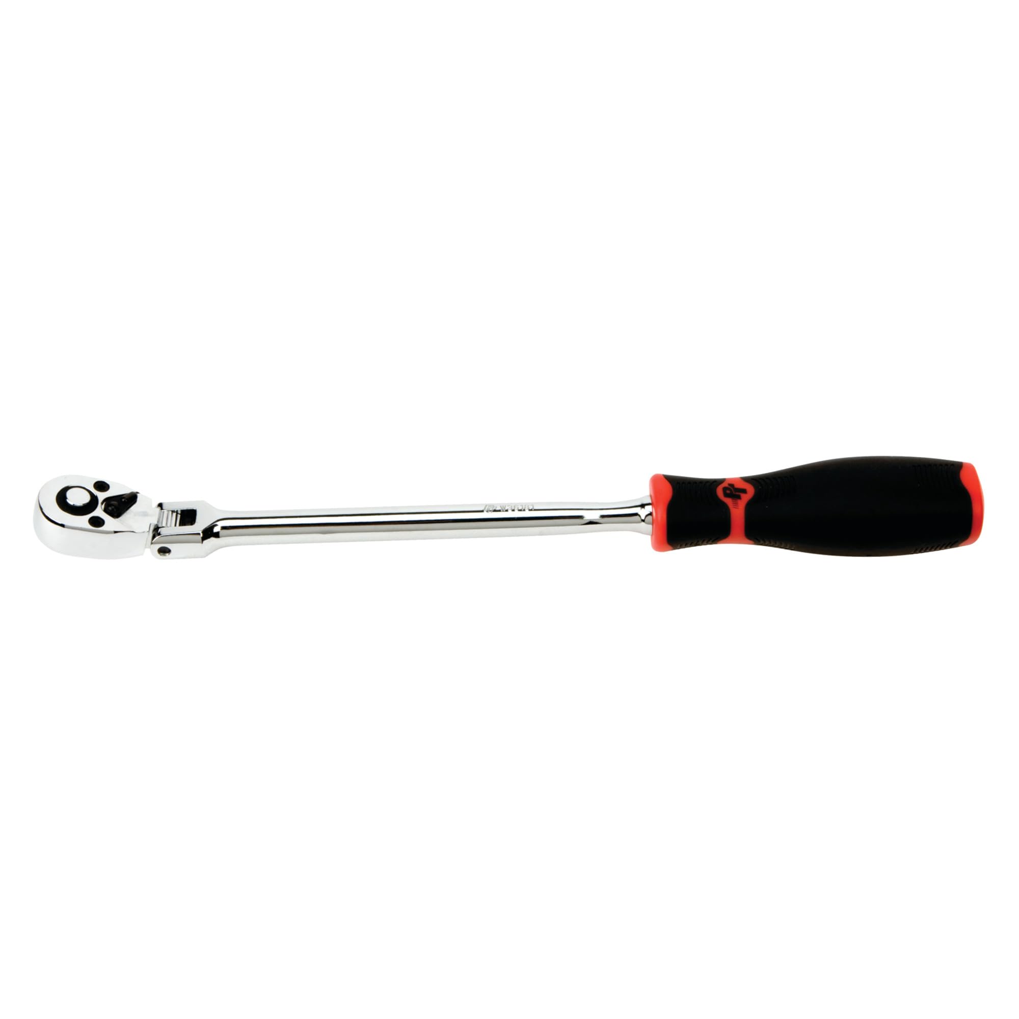 PERFORMANCE TOOL W36181 1/4-Inch Drive Flex Head Long Ratchet, 1-Pack