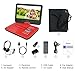 12.5 Inch Portable DVD Player with 4 Hour Rechargeable Battery,10.5
