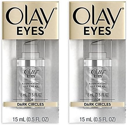 Pack of 2 - Olay Eyes (0.5 oz EACH) Illuminating Eye Cream for Dark Circles Under Eyes