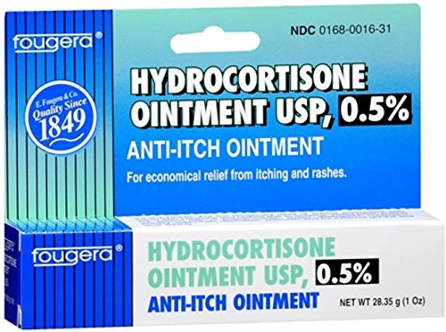 Fougera Hydrocortisone USP 0.5% Ointment 1 oz (Pack of 2)