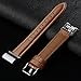 Fullmosa Fitbit Charge 2 Strap 12 Colors Fitbit Charge 2 Leather Band for Women Men, Brown