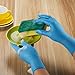 Disposable Gloves for Kids, Kids Nitrile Gloves for 7-14 Years Students - Powder Free, Latex Free, Odorless, Food Grade, Allergy Free, Textured Finger-100PCS Blue