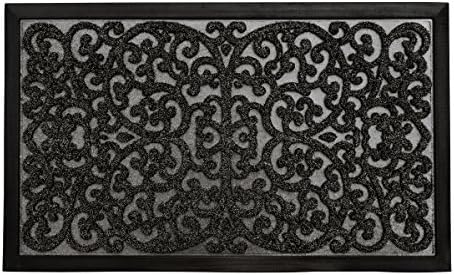 gbHome GH-6761B Premium Antibacterial Door Mat | 24 x 36 inches | Indoor \ Outdoor Doormat w Anti-Skid Rubber Back | Water Absorbent Entryway Mat | Easy to Clean Bootscaper | Low Profile Entry Mat