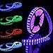 Alarmpore 16.4FT Double Row 5050 SMD 5M 600LEDs RGB Flexible LED Strip Rope Tape Lights 120LEDs/M 600LEDs/Roll Tube Waterproof String Light 12V DC for Indoor and Outdoor Use