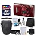Canon PowerShot ELPH 190 is Digital Camera (Red) + Transcend 32GB Memory Card + Camera Case + USB Card Reader + Screen Protectors + Memory Card Wallet + Cleaning Pen + Great Value Accessory Bundle