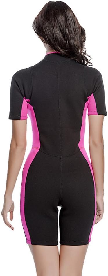 Unisex Short Sleeve 2MM Neoprene Wetsuit Men for Surfing One Piece Triathlon Scuba Diving Spearfishing Wetsuit Women Surfing: Clothing