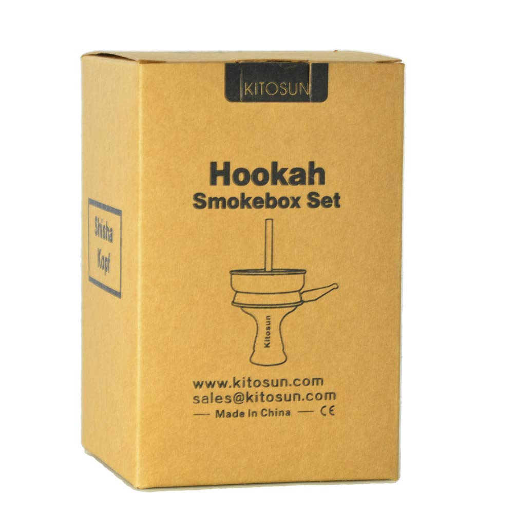 Kitosun Hookah Bowl Set Silicone Tobacco Bowl with Heat Management