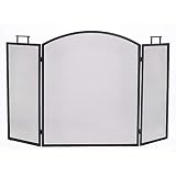 Pleasant Hearth Classic Fireplace Screen, Black
