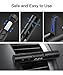 Air Freshener for Car, Car Perfume Vehicle Solid Air Purifier (4 Scents Bars & 1 Sponge Bar for Essential Oils, Natural Aroma) for Vehicle Bedroom Office Travel & Improve Air Quality