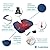 ChiroDoc (Bumtiful) - Breathable and Ergonomic Orthopedic Memory Foam Seat Cushion - For Coccyx and Tailbone Pain Relief and Reduce Back Pain From Sitting All Day -Use Anywhere -One Size Fits All