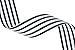 LaRibbons Black and White Striped Grosgrain Ribbon/Gift Wrap Ribbon, 1 Inch by 10 Yard/Spool