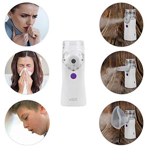 Vibit Handheld Rechargeable Cool Mist Humidifier Machine for Adults and Kids