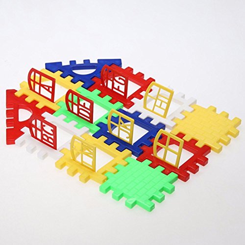 image for Yealsha 24 PCS Kids Toddlers Building Blocks Educational and Activity 