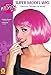 Rubie's Costume Hot Pink Super Model Wig, Hot Pink, One Size