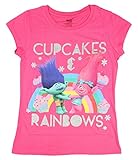 Trolls Movie Cupcakes & Rainbows Girls T-shirt