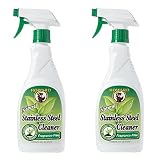 Howard Products Natural Stainless Steel Cleaner Trigger Spray, Fragrance-Free