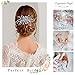 Barogirl Bride Hair Comb Wedding Crystal Headpiece Bridal Flower HairAccessories