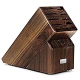 Enso 17-slot Walnut Knife Block