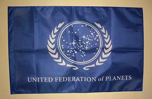 Frikigames United Federation of Planets Banner Flag Star Trek