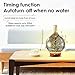 Essential Oil Diffuser - KGV 3D Glass Cool Mist Ultrasonic Aroma with BPA Free, Night Mood Led Light, Safe Auto Shut-Off and Timer. 100ml Essential Oil Aromatherapy for Large Room Gift Yoga Home