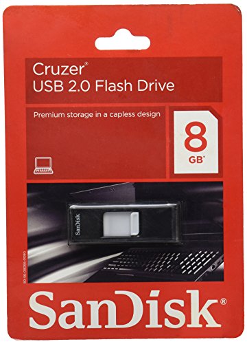 SanDisk Cruzer 8 GB USB 2.0 Flash Drive (SDCZ36-008G-A11)