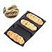 Silicone Perforated French Bread Baguette Pan Baking Liner Mat Mould 4 Mold Non Stick