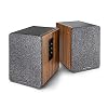 Wavemaster Base – rekluidsprekersysteem (30 watt) met bluetooth-streaming en hoofdtelefoonuitgang, actieve boxen…