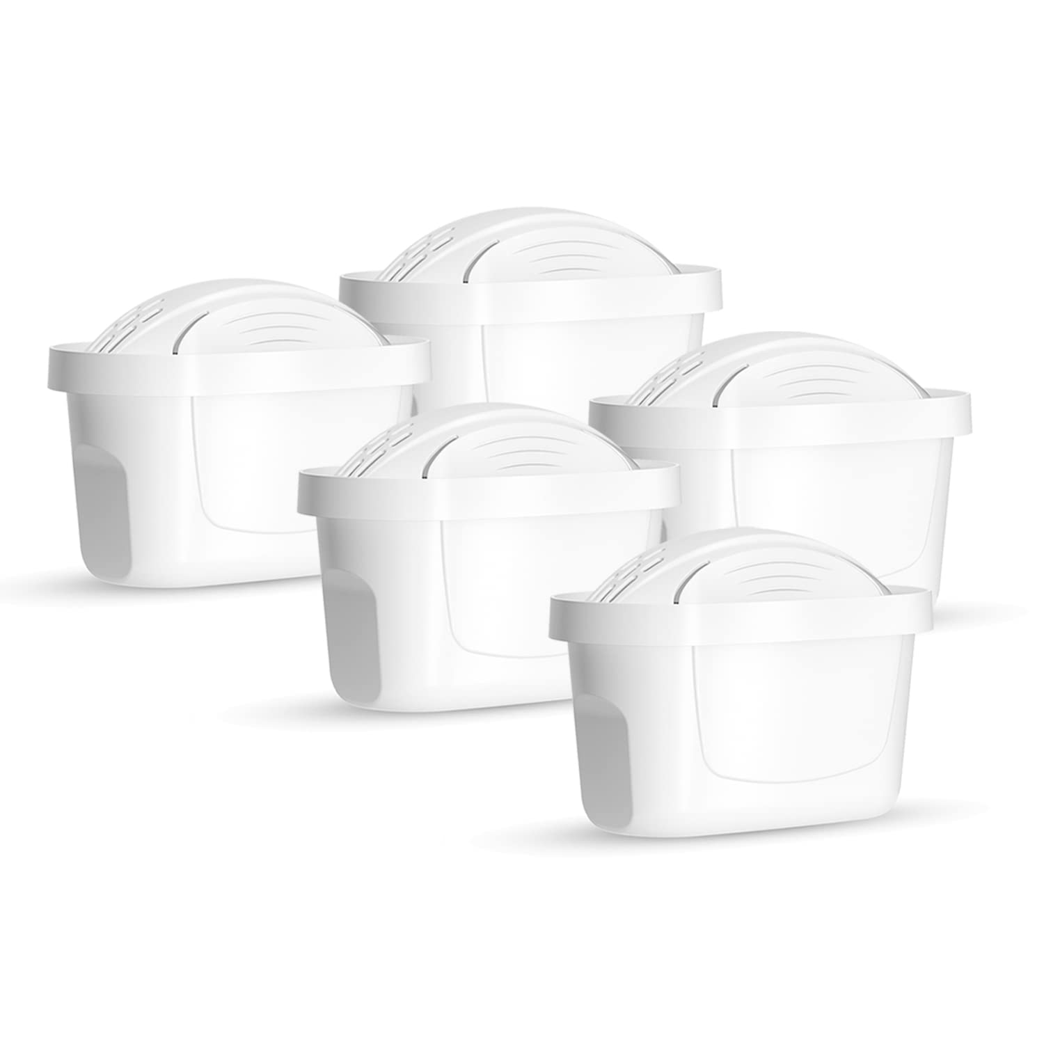 PearlCo unimax - 5 Pack Water Filter Cartridges (Compatible with Brita® Maxtra®)
