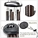 Large Wind Chimes Outdoor Deep Tone - 36 Inch Amazing Grace Wind Chimes with 5 Metal Tubes, Beautiful Memorial Wind Chimes, Perfect Gift for Family and Friends (A Free Card)