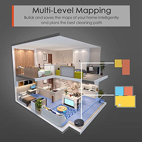 TOCMOC Robot Vacuum and Mop, Smart 5G WiFi Lidar Robot Vacuum with