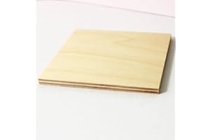 MAKERSTOCK 1/4" / 6mm Baltic Birch Plywood Panels for Laser Cutting and Engraving… (18" x 24")