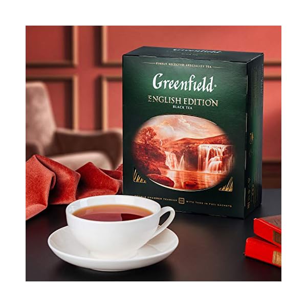 GREENFIELD ENGLISH EDITION | Schwarztee | Starker schwarzer Tee zum Frühstück | Enthält Koffein | Hochwertigen Tee… – Bild 6