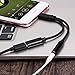Adapter & Splitter Replacement Compatible with 7, 7Plus, 8, 8Plus, X, Dual 2 in 1 Headphone Jack Aux Audio Music and Charge and Calling and Sync Cable Charger Connector