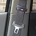 Seat Belt WebbingTension Adjuster (Universal - Fits All Cars, 4 Pieces) - Relieves Irritation, Prevents Sense of Choking While Driving or Riding in Cars - Instant Slide, Lock and Go
