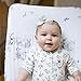 Bebe au Lait Classic Muslin Changing Pad Cover, 100% Cotton Muslin, One Size Fits Most - Bunny Tails