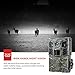 Victure Trail Game Camera 20MP with Night Vision Motion Activated 1080P Wildlife Hunting Camera No Glow with 0.2s Trigger Speed and Upgrade Waterproof Design for Outdoor Surveillance