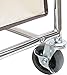 Simple Houseware 4-Bag Heavy Duty Rolling Laundry Sorter Cart, Chrome