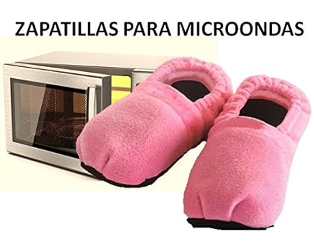 Zapatillas microondas calienta pies color ROSA ®: Amazon.es: Hogar