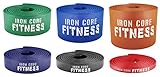 Pull up Assist Bands - Power Resistance Bands for Weight Training, Crossfit, Mobility - Light Medium Heavy Powerlifting Bands for Warm up, Stretching, Fitness