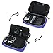 BAGSMART Electronic Organizer Travel Cable Organizer Bag Portable Electronic Accessories Bag for Cable, USB, Blue