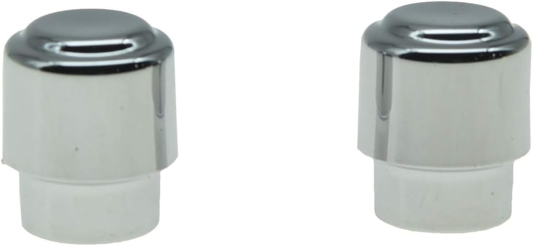 KAISH Pack of 2 Plastic Chrome Guitar Barrel Switch Tip 3 Way Pickup Selector Switch Knobs for U.S.or Import Tele/Telecaster - Image 3