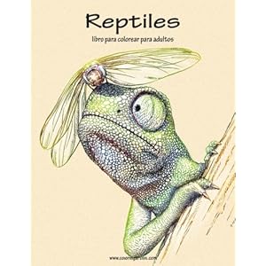 Reptiles libro para colorear para adultos 1 (Volume 1) (Spanish Edition)