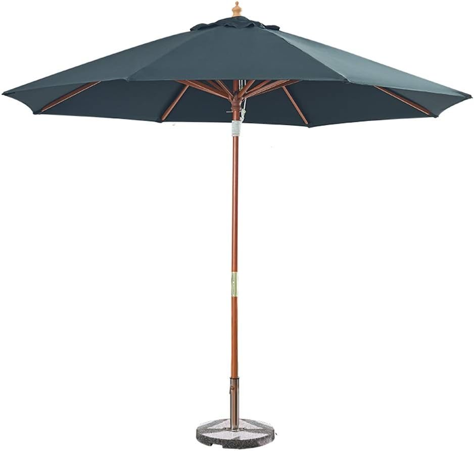 Parasols Wooden Garden Patio Sun Shade Umbrella for Outdoor, Garden, Beach, Pool Sunscreen (Size : Ø 10ft/300cm)