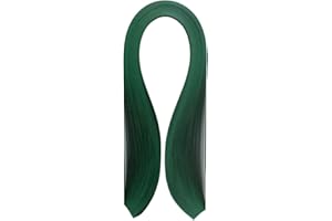 ODETOJOY Quilling Strips 3mm Paper Quilling Set 120pcs Paper Strip 54CM Solid Color Star Origami Paper DIY Hand Crafts Quilling Paper Strips 1/8inch (Forest Green)