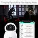 AKASO WiFi Security Camera IP Camera, 1080P HD Wireless Home Surveillance Baby/Pets Monitor with Two-Way Audio,Phone APP Remote Access,Pan/Tilt,Motion Detect,Panoramic Navigation,3D Positioning (P20)